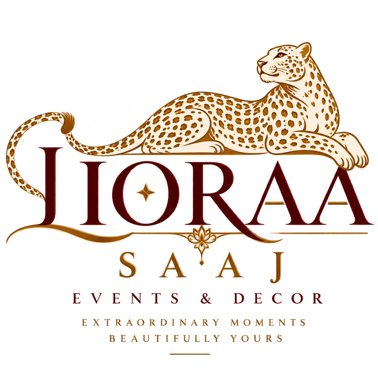 Lioraa Saaj — Events & Décor. Extraordinary moments. Beautifully yours.