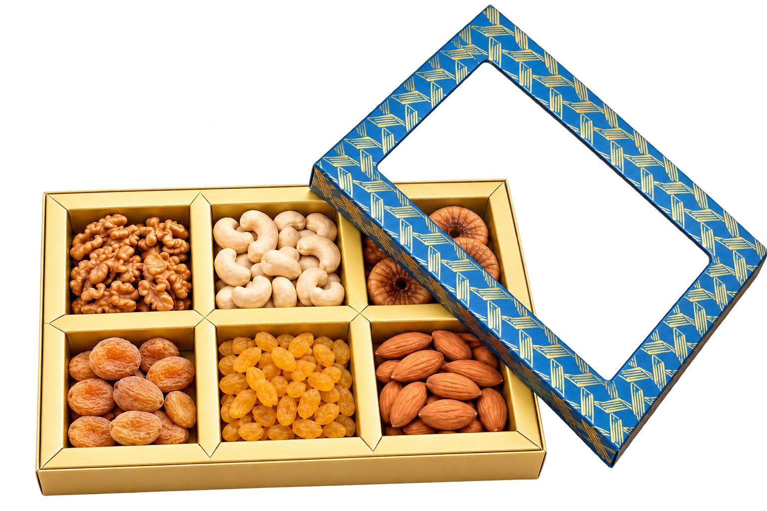 Blue Window Selection hamper