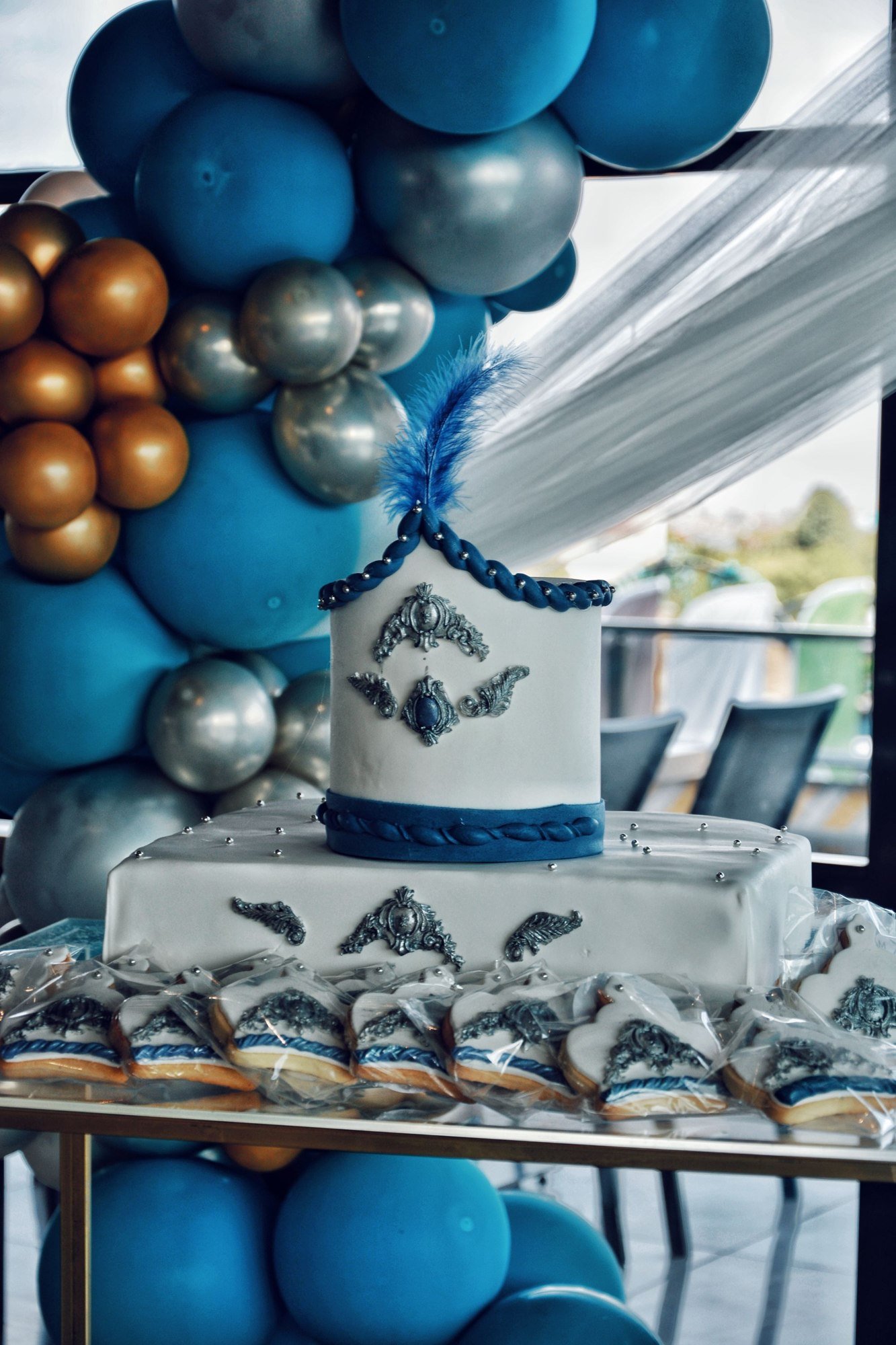A personal detail for a milestone gathering